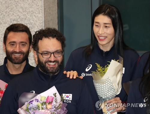 남자배구 첫 외국인 산틸리 감독 한국 요리 가르쳐주세요