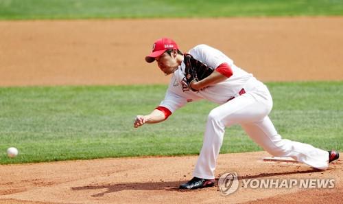 SK 박종훈, 도루 5개 헌납…치명적인 슬라이드 스텝 문제